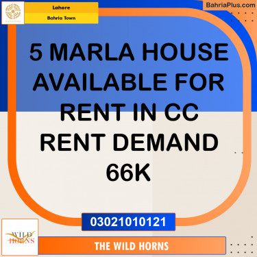 Residential House for Rent in Bahria Town, Lahore - (BP-328996)