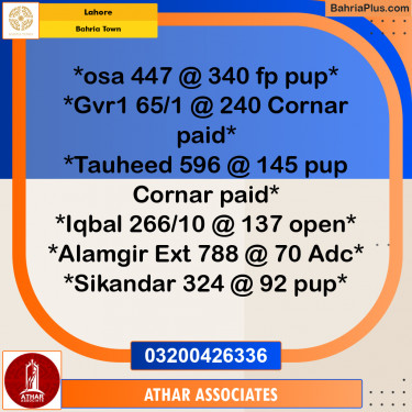 10 Marla Residential Plot for Sale in Bahria Town, Lahore - (BP-329023)