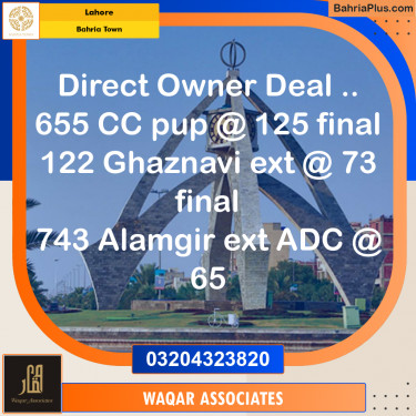 5 Marla Residential Plot for Sale in Bahria Town, Lahore - (BP-329070)