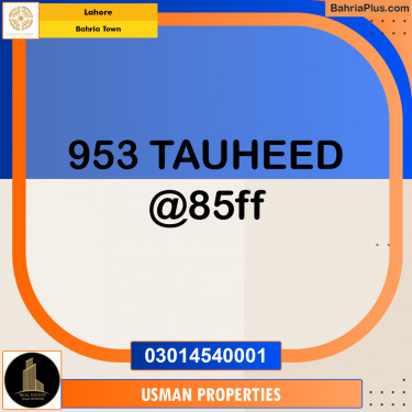 Residential Plot for Sale in Bahria Town, Lahore - (BP-329228)