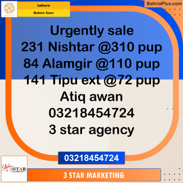 Residential Plot for Sale in Bahria Town, Lahore - (BP-329475)