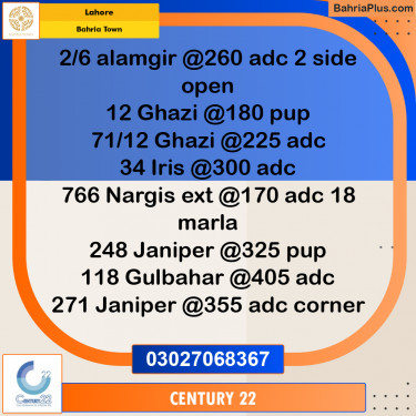 Residential Plot for Sale in Bahria Town, Lahore - (BP-329611)