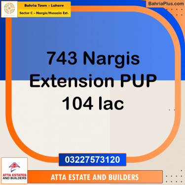 10 Marla Residential Plot for Sale in Sector C - Nargis/Hussain Ext. -  Bahria Town, Lahore - (BP-329648)