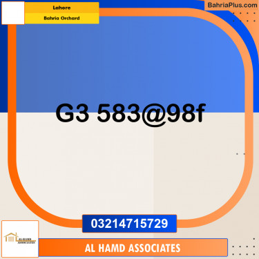 10 Marla Residential Plot for Sale in Bahria Orchard, Lahore - (BP-329714)