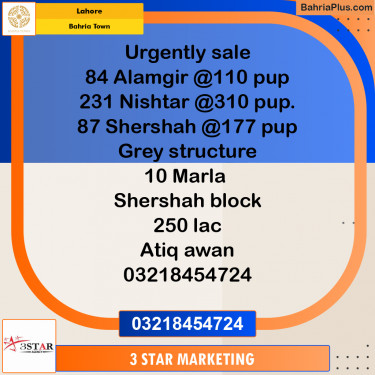 Residential Plot for Sale in Bahria Town, Lahore - (BP-329912)