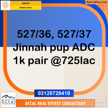 Residential Plot for Sale in Bahria Town, Lahore - (BP-330093)
