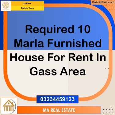10 Marla Residential House for Rent in Bahria Town, Lahore - (BP-330427)