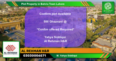 Residential Plot for Sale in Bahria Town, Lahore - (BP-33047)