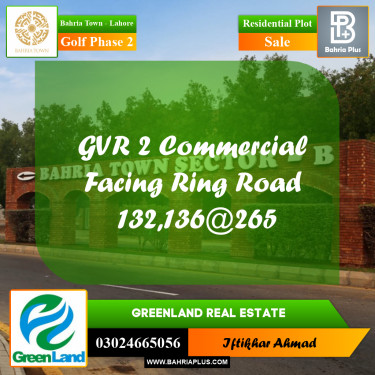 5.33 Marla Residential Plot for Sale in Golf Phase 2 -  Bahria Town, Lahore - (BP-330525)