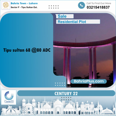 5 Marla Residential Plot for Sale in Sector F - Tipu Sultan Ext. -  Bahria Town, Lahore - (BP-330727)