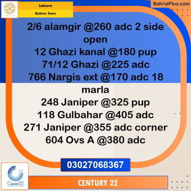 Residential Plot for Sale in Bahria Town, Lahore - (BP-330820)