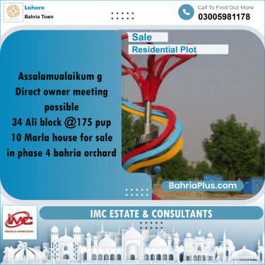Residential Plot for Sale in Bahria Town, Lahore - (BP-331259)