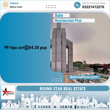Residential Plot for Sale in Bahria Town, Lahore - (BP-331426)