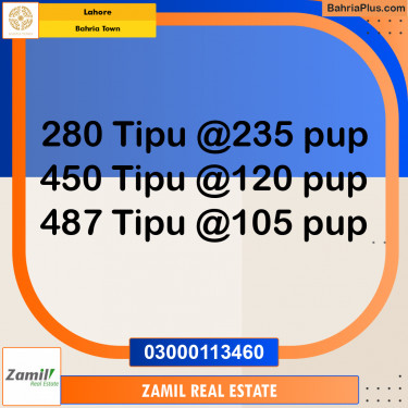 Residential Plot for Sale in Bahria Town, Lahore - (BP-331679)