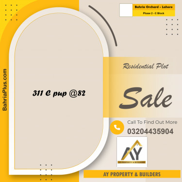 8 Marla Residential Plot for Sale in Phase 2 - C Block -  Bahria Orchard, Lahore - (BP-331893)
