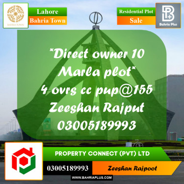 Residential Plot for Sale in Bahria Town, Lahore - (BP-332042)