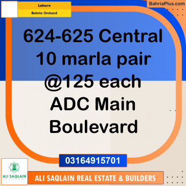10 Marla Residential Plot for Sale in Bahria Orchard, Lahore - (BP-332102)