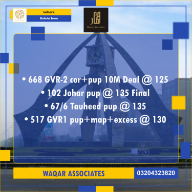 10 Marla Residential Plot for Sale in Bahria Town, Lahore - (BP-332138)