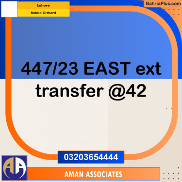 Residential Plot for Sale in Bahria Orchard, Lahore - (BP-332500)