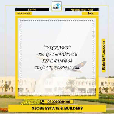 Residential Plot for Sale in Bahria Orchard, Lahore - (BP-332593)