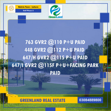 10 Marla Residential Plot for Sale in Golf Phase 2 -  Bahria Town, Lahore - (BP-332844)