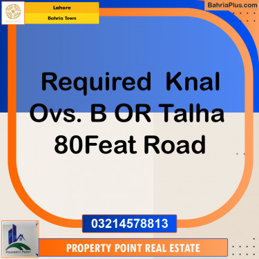 Residential Plot for Sale in Bahria Town, Lahore - (BP-333162)