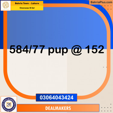 10 Marla Residential Plot for Sale in Overseas B Ext -  Bahria Town, Lahore - (BP-333185)