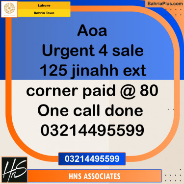 Residential Plot for Sale in Bahria Town, Lahore - (BP-333206)