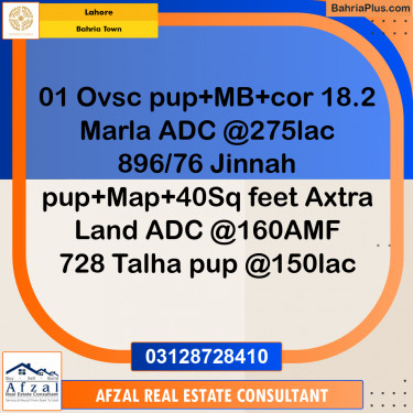 Residential Plot for Sale in Bahria Town, Lahore - (BP-333320)