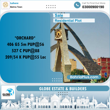 Residential Plot for Sale in Bahria Town, Lahore - (BP-333386)
