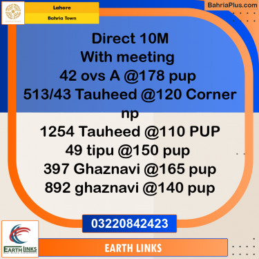 Residential Plot for Sale in Bahria Town, Lahore - (BP-333579)