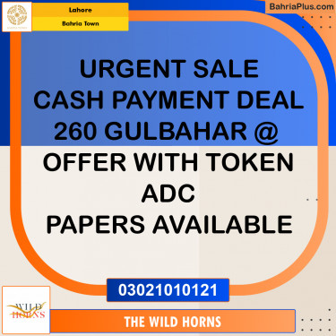 Residential Plot for Sale in Bahria Town, Lahore - (BP-333812)