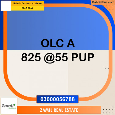 5 Marla Residential Plot for Sale in OLC-A Block -  Bahria Orchard, Lahore - (BP-333983)
