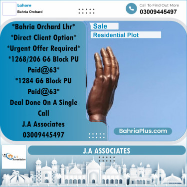 10 Marla Residential Plot for Sale in Bahria Orchard, Lahore - (BP-334122)
