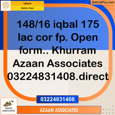 Residential Plot for Sale in Bahria Town, Lahore - (BP-334310)