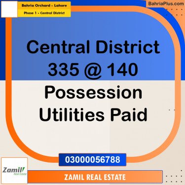 10 Marla Residential Plot for Sale in Phase 1 - Central District -  Bahria Orchard, Lahore - (BP-334553)