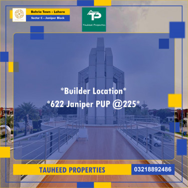 10 Marla Residential Plot for Sale in Sector C - Janiper Block -  Bahria Town, Lahore - (BP-334927)