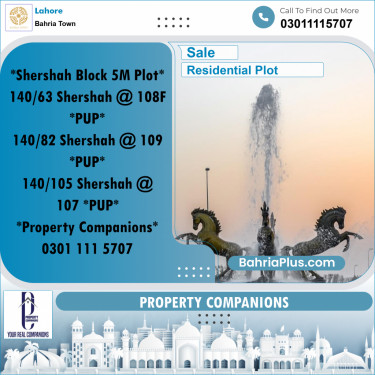 5 Marla Residential Plot for Sale in Bahria Town, Lahore - (BP-334951)