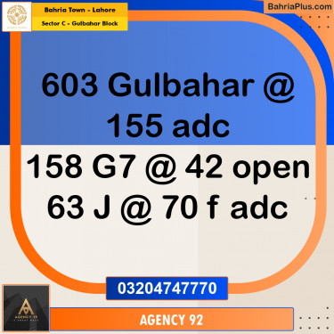 10 Marla Residential Plot for Sale in Sector C - Gulbahar Block -  Bahria Town, Lahore - (BP-334986)