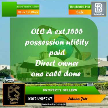 5 Marla Residential Plot for Sale in OLC-A Ext. Block -  Bahria Orchard, Lahore - (BP-335055)