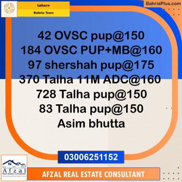 10 Marla Residential Plot for Sale in Bahria Town, Lahore - (BP-335523)