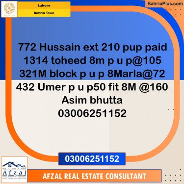 10 Marla Residential Plot for Sale in Bahria Town, Lahore - (BP-335536)