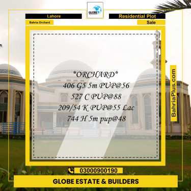 Residential Plot for Sale in Bahria Orchard, Lahore - (BP-335629)