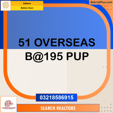 Residential Plot for Sale in Bahria Town, Lahore - (BP-335654)