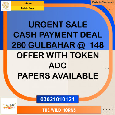 Residential Plot for Sale in Bahria Town, Lahore - (BP-335675)