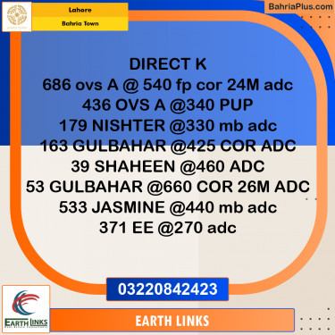Residential Plot for Sale in Bahria Town, Lahore - (BP-335730)