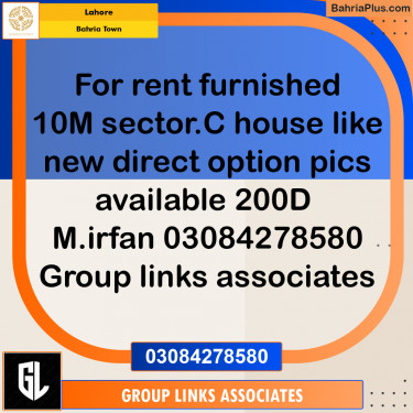 Residential House for Rent in Bahria Town, Lahore - (BP-335764)
