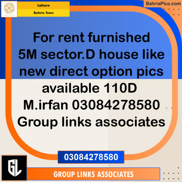 Residential House for Rent in Bahria Town, Lahore - (BP-335852)