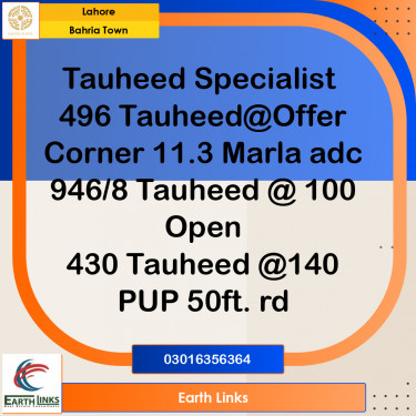 Residential Plot for Sale in Bahria Town, Lahore - (BP-335938)