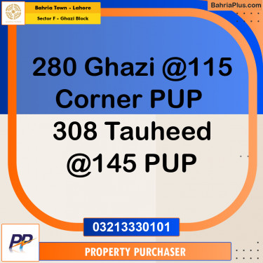 10 Marla Residential Plot for Sale in Sector F - Ghazi Block -  Bahria Town, Lahore - (BP-336446)